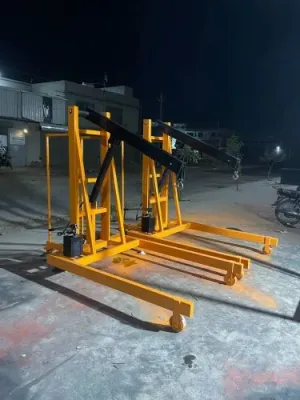 Manual Hydraulic Mobile Floor Crane
