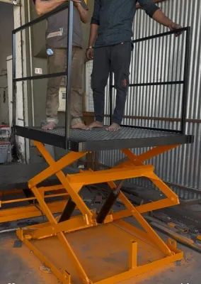 Semi Electric Mobile Scissor Lift