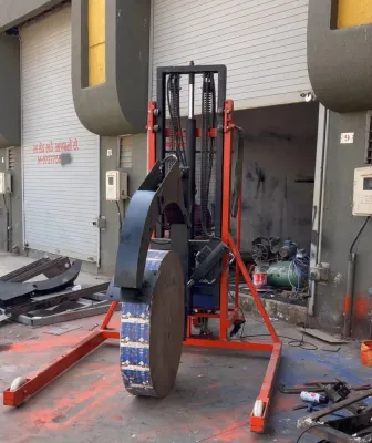Paper Roll Clamp Stacker